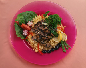 Вермишель с грибами Vermicelli with mushrooms