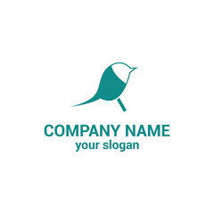 bird line logo icon design template vector