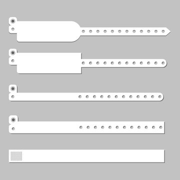Wristband bracelet vector template