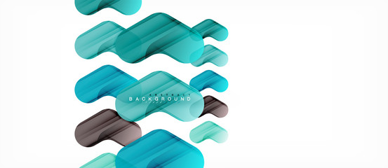 Colorful glossy arrows abstract background