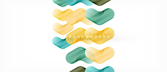 Colorful glossy arrows abstract background