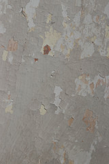 Multilayer painted peeling wall