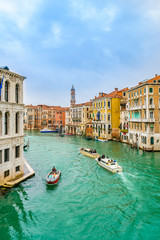 Fototapeta na wymiar Venice Grand Canal, Italy