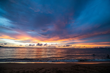 Obraz premium sunset on the beach