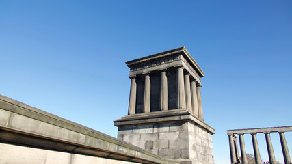 Monument on Calton Hill to John Playfair, president of the Edinburgh Astronomical Institution.