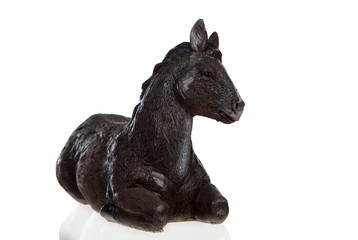 Fototapeta premium Figure of a mule for the Nativity Potal