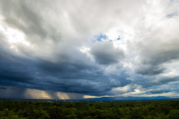 thunder storm sky Rain clouds