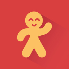 Silhouette icon cookies in the form of man