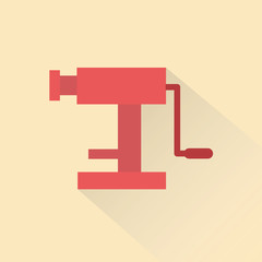 Silhouette icon meat grinder