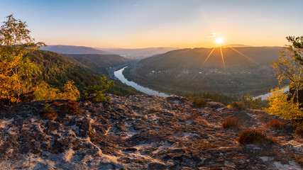 Sunset over the Elbe Canyon - 229204539