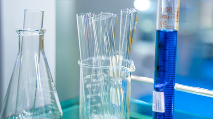 Testing Glass Tubes In Laboratory
