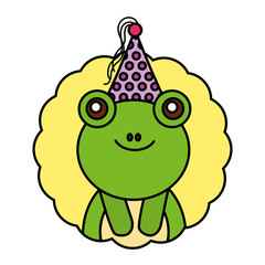 cute kawaii frog party hat
