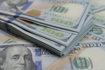 US dollar bnak note background business.