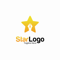 Star Logo design concept. Education logo template
