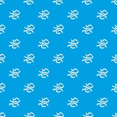 Escherichia coli virus pattern vector seamless blue repeat for any use