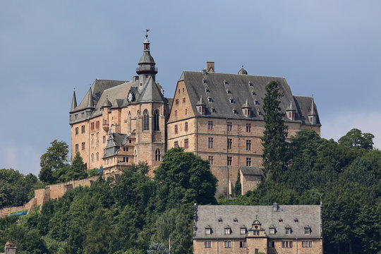 Marburg Ansicht vom Schloß