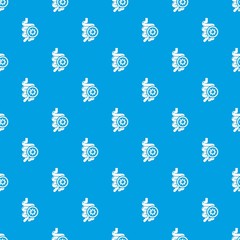 Intestine virus pattern vector seamless blue repeat for any use