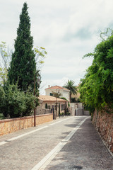 Fototapeta premium Impression of the narrow streets in the old center of Cannes