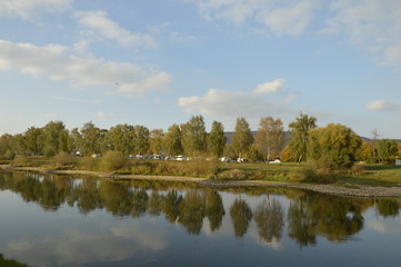 Obraz premium The Weser near to Rinteln