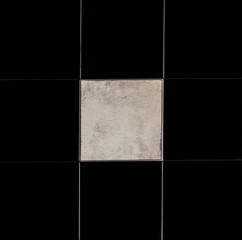 pattern black and white mosaic classic tile