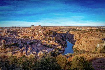 Toledo, Spain panorama view
