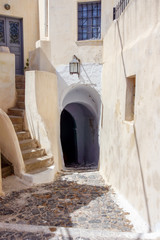 Narrow Greek streets