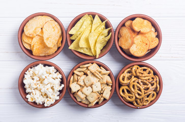 Mix of snacks