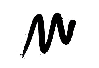 Abstract black watercolor paint splash background. black watercolor splash isolated on white