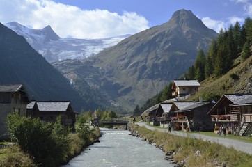 Innergschlöß vor Venediger-Gruppe, Tauerntal