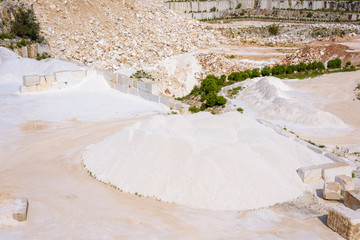Thassos Marble Quarry at daylight