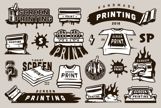 Printing, screen printing, silk screen, squeegee icon - Download on