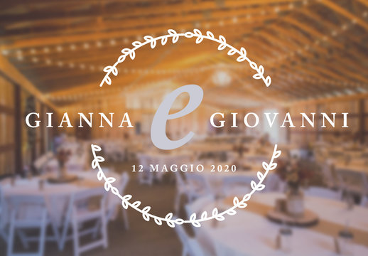 Incantevole serie di titoli per matrimonio