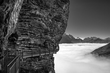 Alpen, Wandern, Berner Oberland, Eiger Mönch Jungfrau, First,  Grindelwald, Schweiz