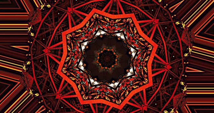 VJ Loops 1 - Hypnotic kaleidoscope visual loops for concerts, night clubs, music videos, events, shows, fashion, holidays, exhibitions, LED screens, projection mapping - seamless looping.