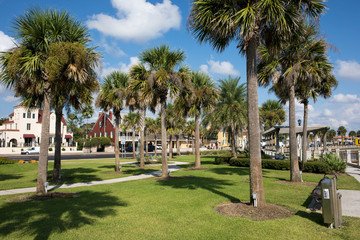 Fototapeta na wymiar St. Augustine is a city on the northeast coast of Florida. It lays claim to being the oldest city in the U.S.