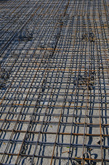 Metal grating with fittings