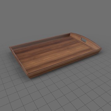Wooden tray