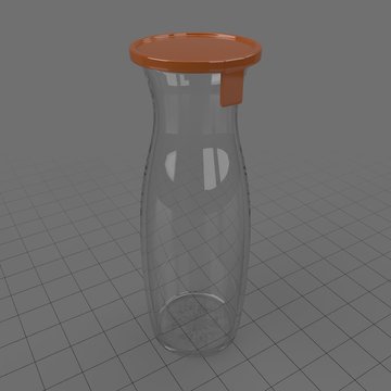 Carafe with lid