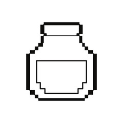 pixel video game bottle potion