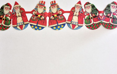 Vintage paper garland