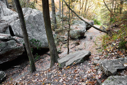 Cloudland Canyon State Park In Rising Fawn Georgia USA