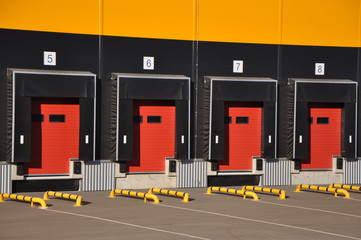 innovative logistic warehouse complex. Excellent solution for storing, sorting and transporting...