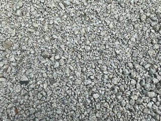 A gray gravel with simple texture