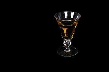 Nice Shot of scotch on Black