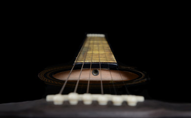 Fototapeta premium beautiful Fretboard,sound Hole,Acoustic Guitar.