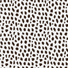 seamless pattern with cheetah skin