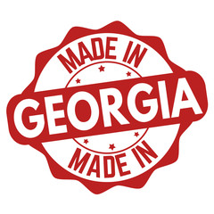 Made in Georgia sign or stamp
