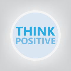 think positive concept- vector illustration