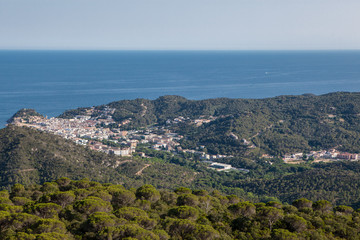 The hills and mountains of Casa Giverola, Tossa de mar 