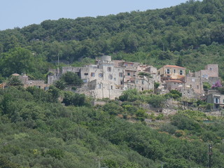 Obraz premium Verezzi - panorama del borgo